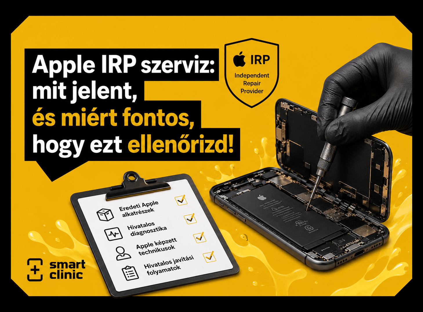 Apple IRP szerviz – Mit jelent, és miért fontos, hogy javítás előtt ezt is ellenőrizd?