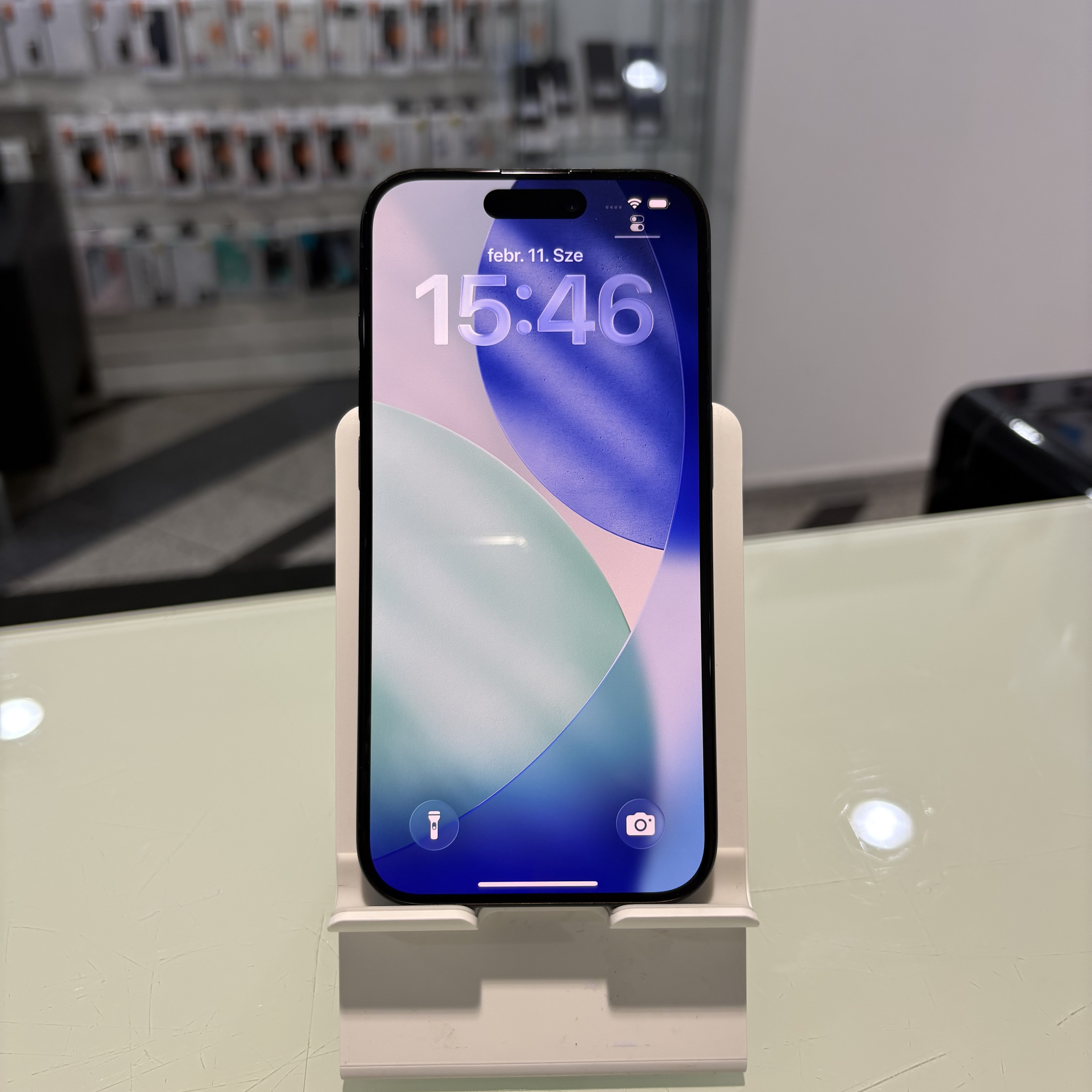 Apple iPhone 15 Pro - 256 GB - kék (259)