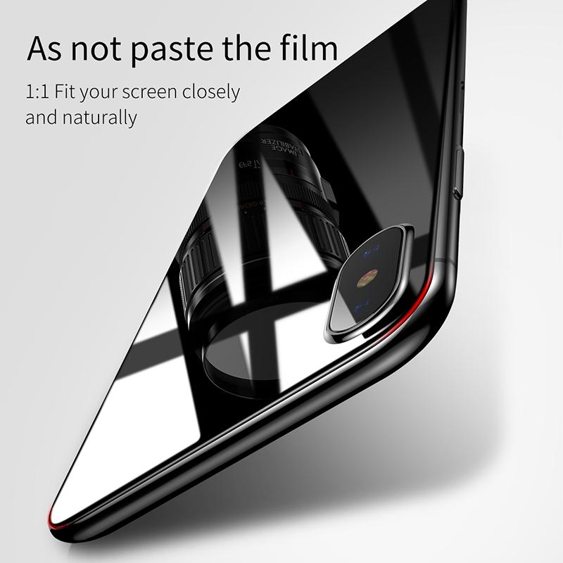 Baseus iPhone X/XS hátlapi üvegfólia