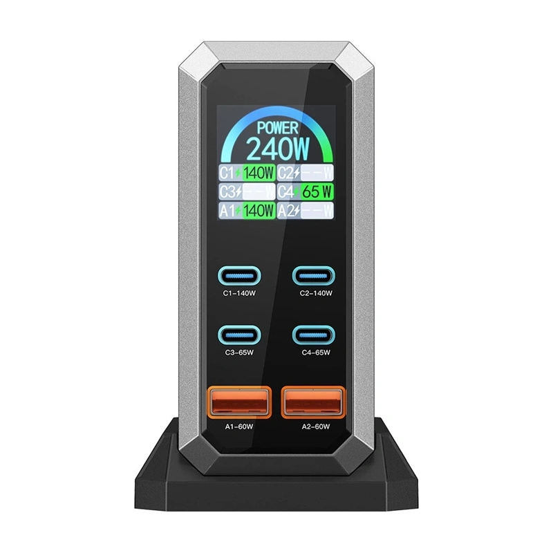 Blitzwolf BW-S31 2xUSB-A, 4xUSB-C, PD, 240W hálózati adapter