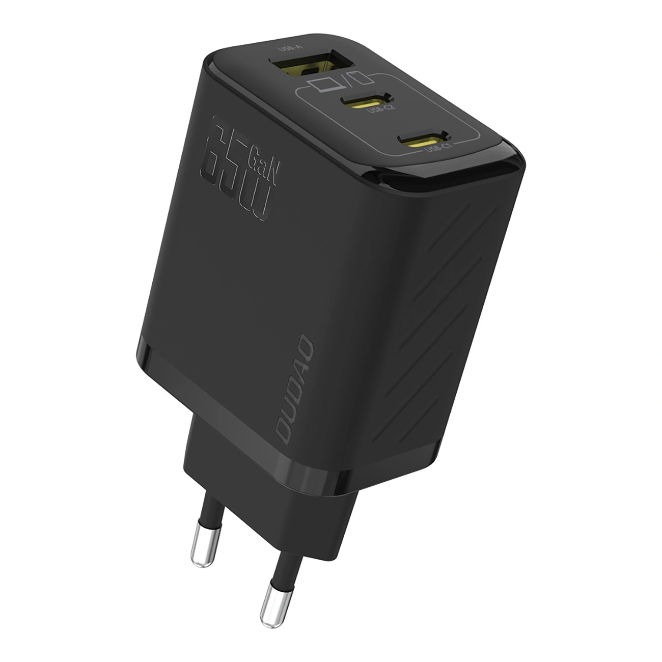 Dudao A29C 65W GaN USB-A Wall Charger, 2xUSB-C + USB-C Cable