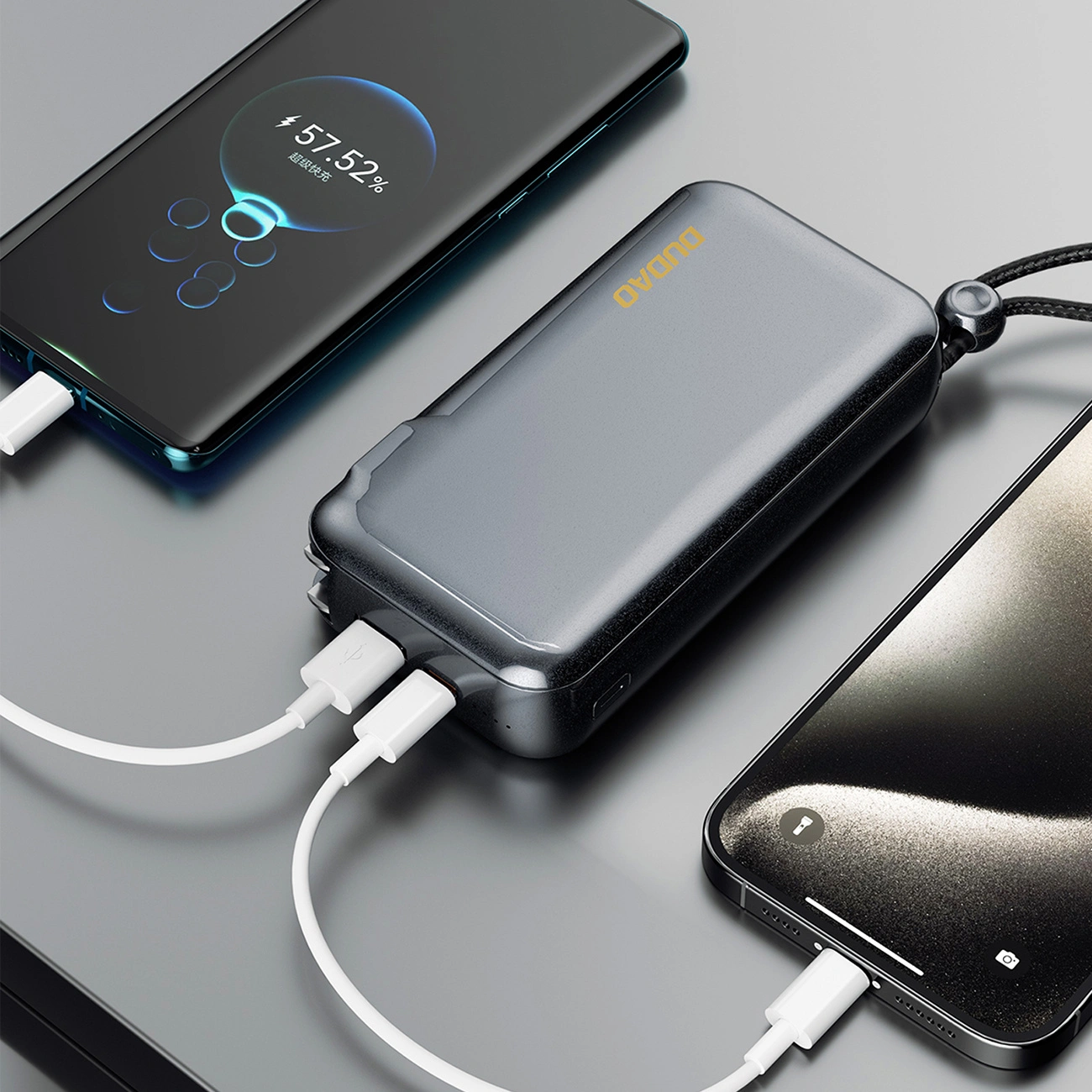 Dudao K25 2in1 10000mAh charger with power bank and 3 plugs