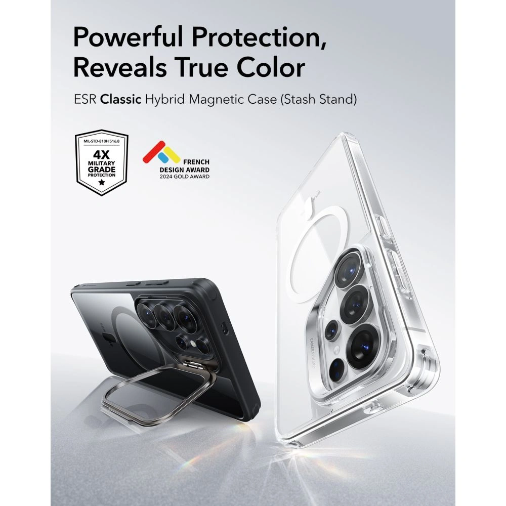 ESR Classic Hybrid Kickstand MagSafe Samsung Galaxy S26 Ultra tok