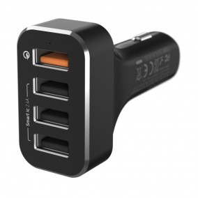 LAB.C 4-port car quick charger