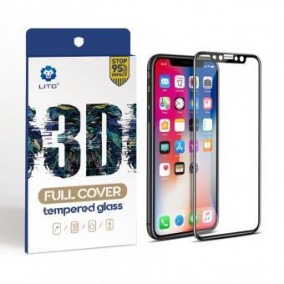 Lito iPhone X / XS / 11 Pro 3D Curved glass foil