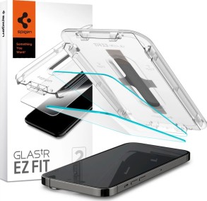 Spigen GLAS.tR ez Fit Apple iPhone 14 Pro Clear [2 PACK]
