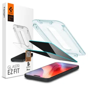 Spigen Glas.TR ez fit iPhone 15/16 Privacy [2 pack]