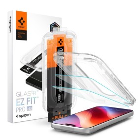 Spigen Glas.tr Ez Fit Pro HD AC Apple iPhone 16 Pro / 17 / 17 Pro / 18 Pro Clear [2 PACK] üvegfólia