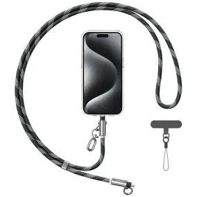 USAMS SJ745 telefontartó nyakpánt USB-C/USB-C töltőkábellel 60W 1.2m