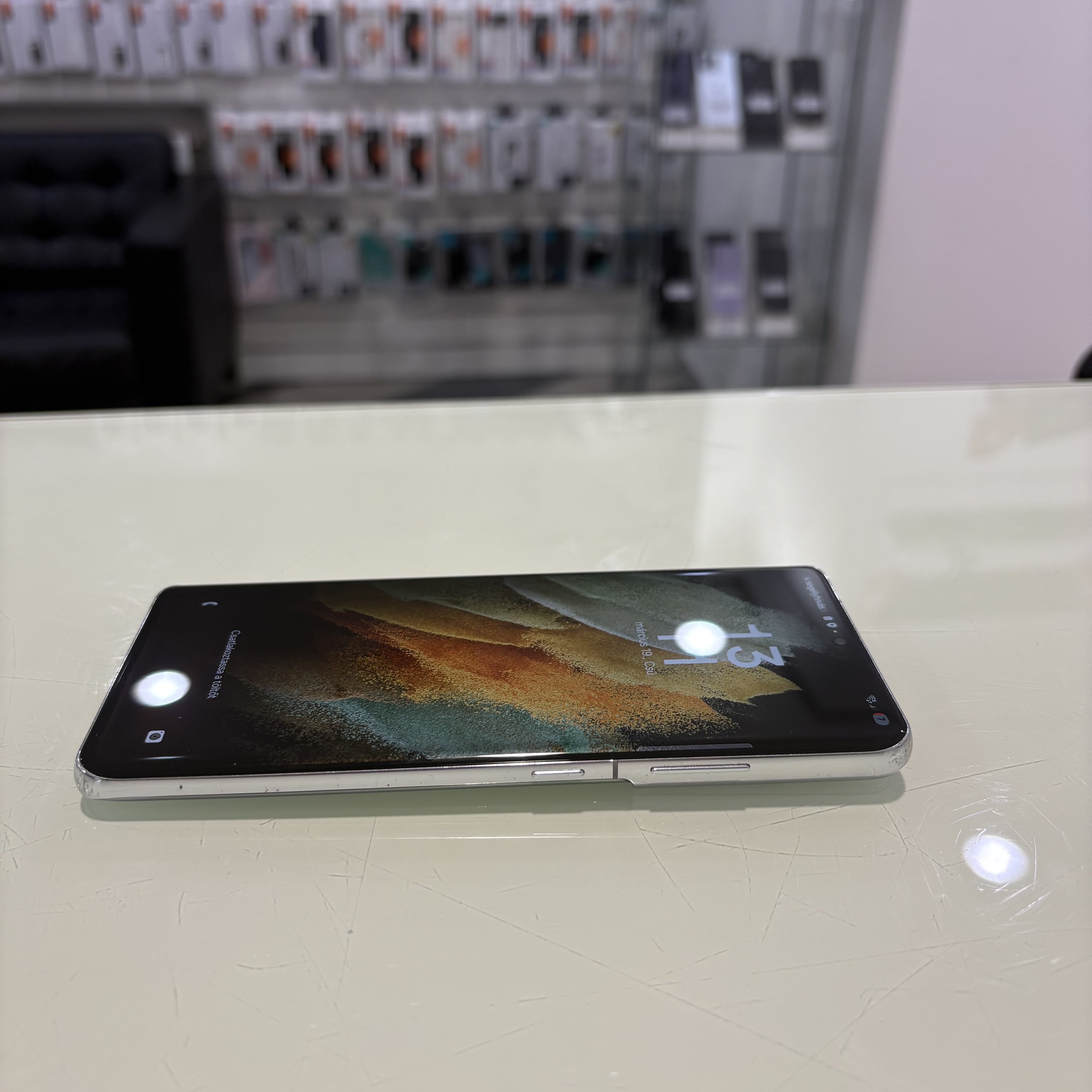 Samsung Galaxy S21 Ultra - 256 GB - fehér (306)