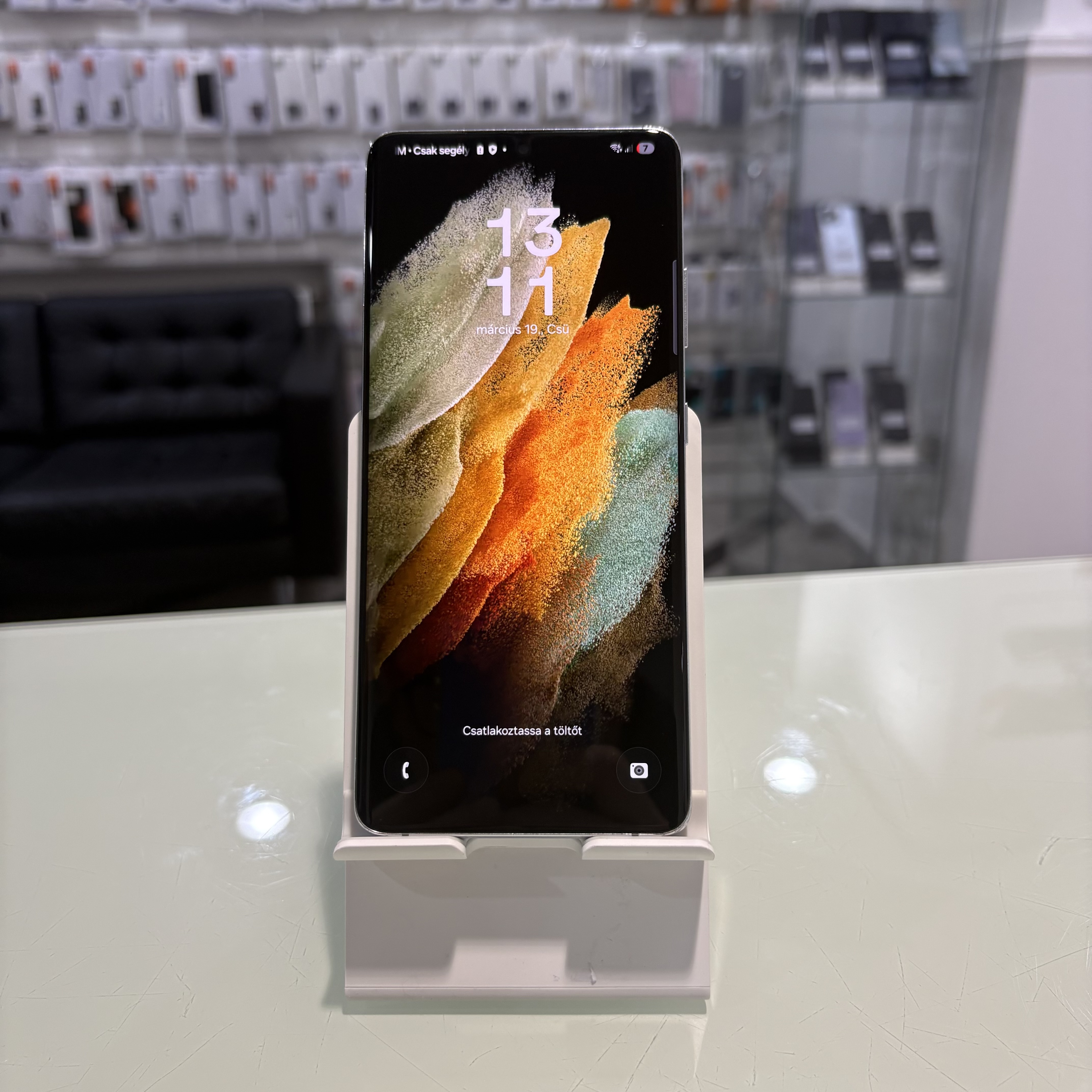 Samsung Galaxy S21 Ultra - 256 GB - fehér (306)