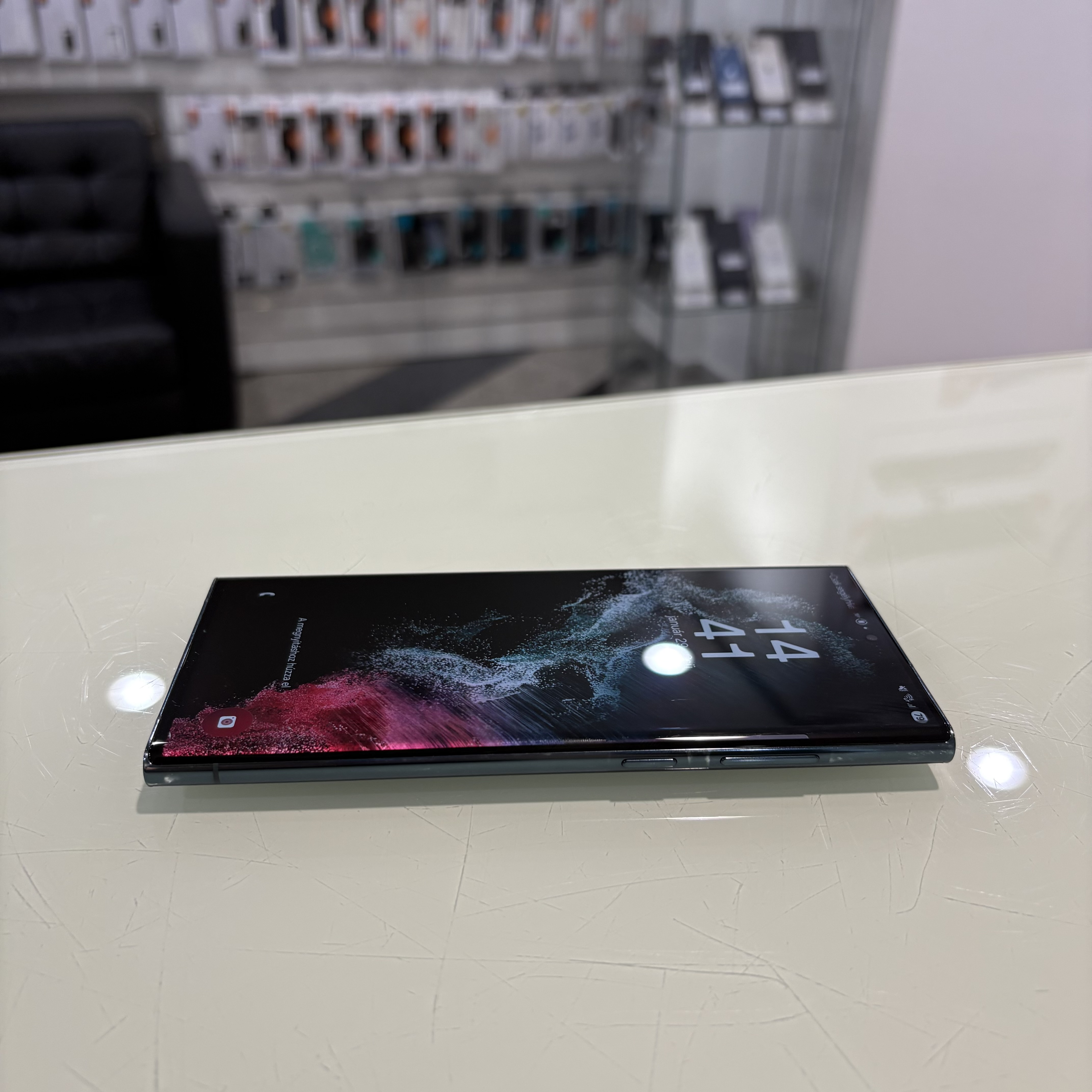 Samsung Galaxy S22 Ultra - 128 GB - zöld (244)