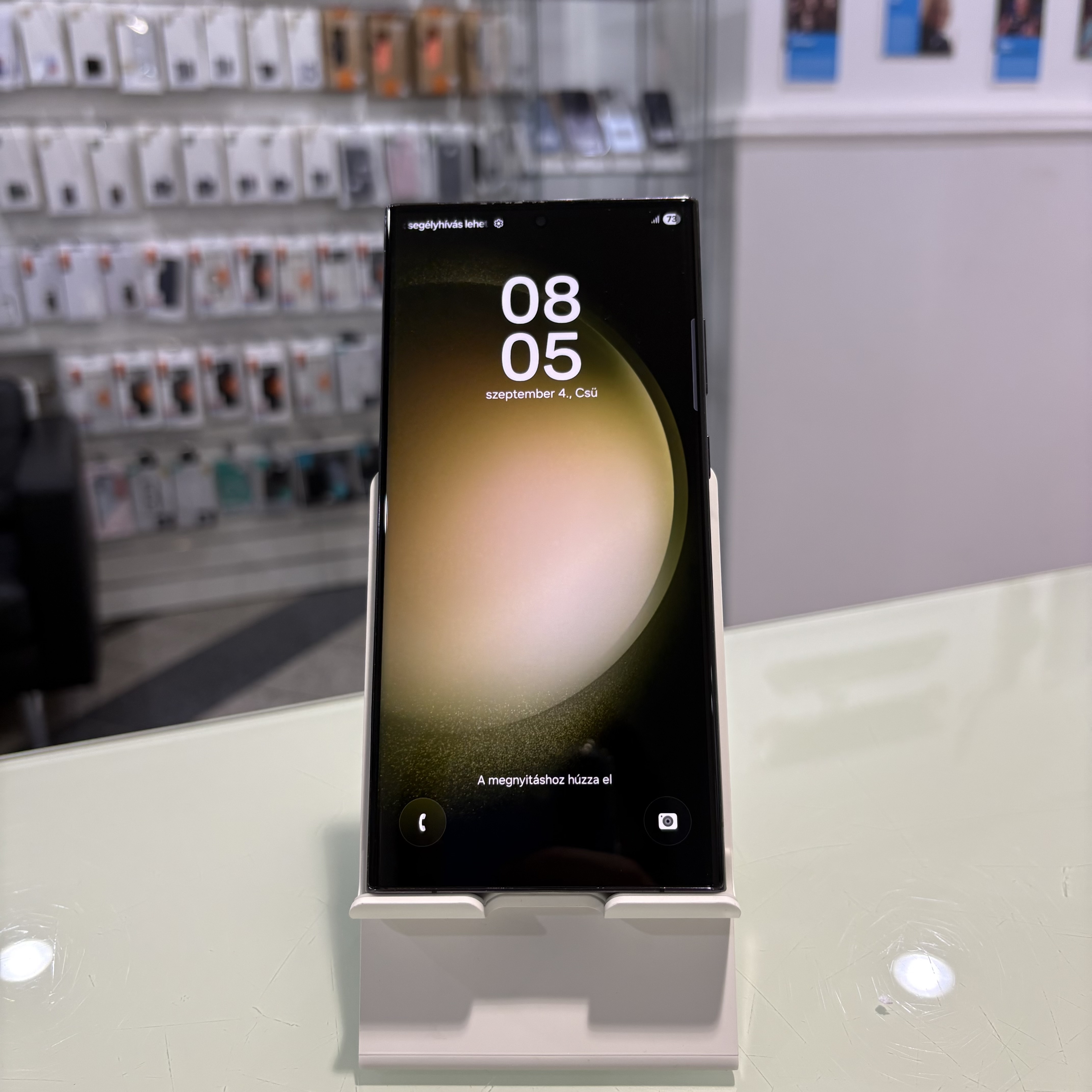 Samsung Galaxy S23 Ultra - 256 GB - fekete (296)