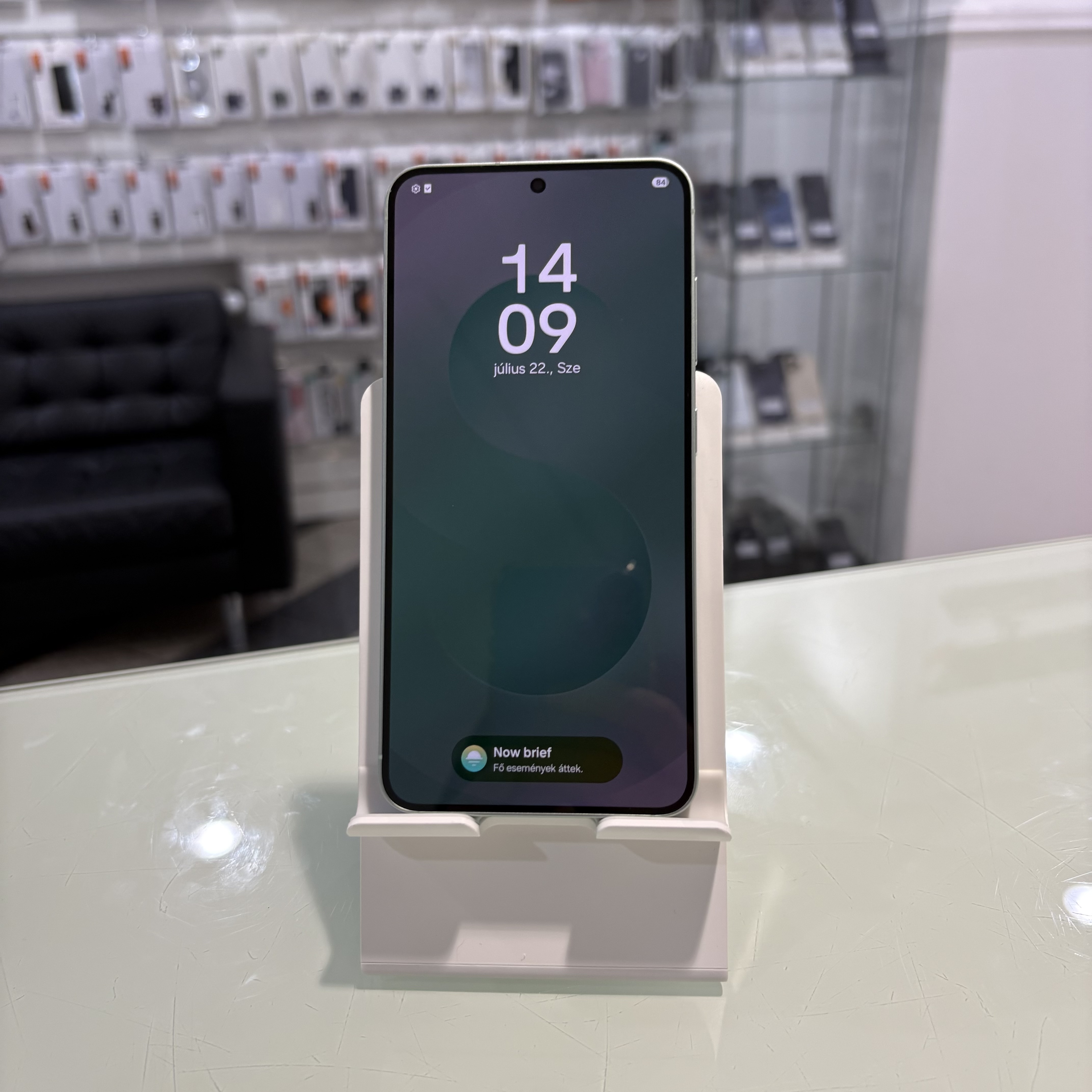 Samsung Galaxy S25 - 256 GB - zöld (429)