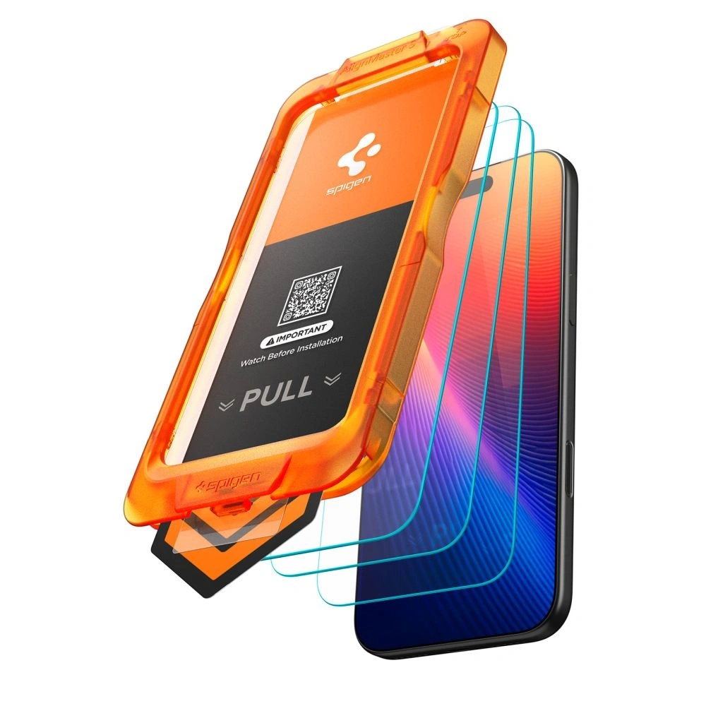 Spigen Alm Glas.tr Slim Apple iPhone 17 Pro Max / 18 Pro Max Clear [3 PACK] üvegfólia
