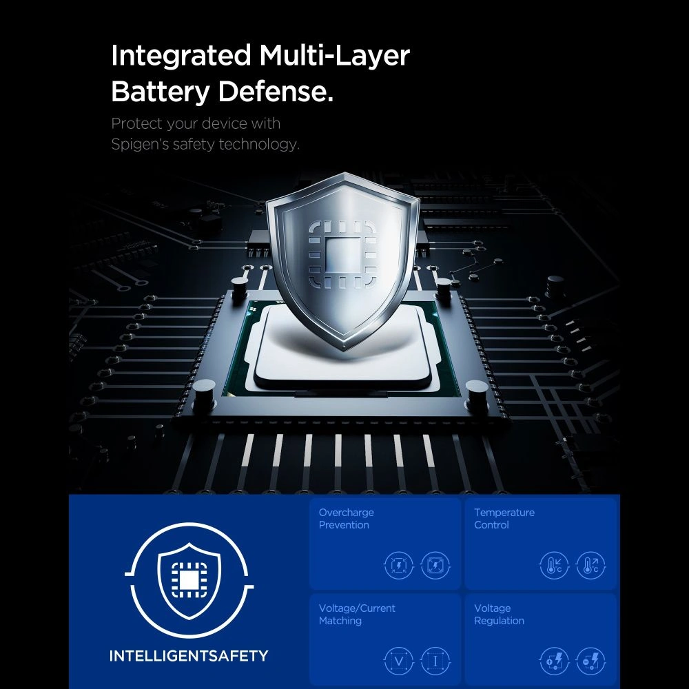 Spigen Essential EE673EU 2xUSB-C, USB-A 67W hálózati adapter