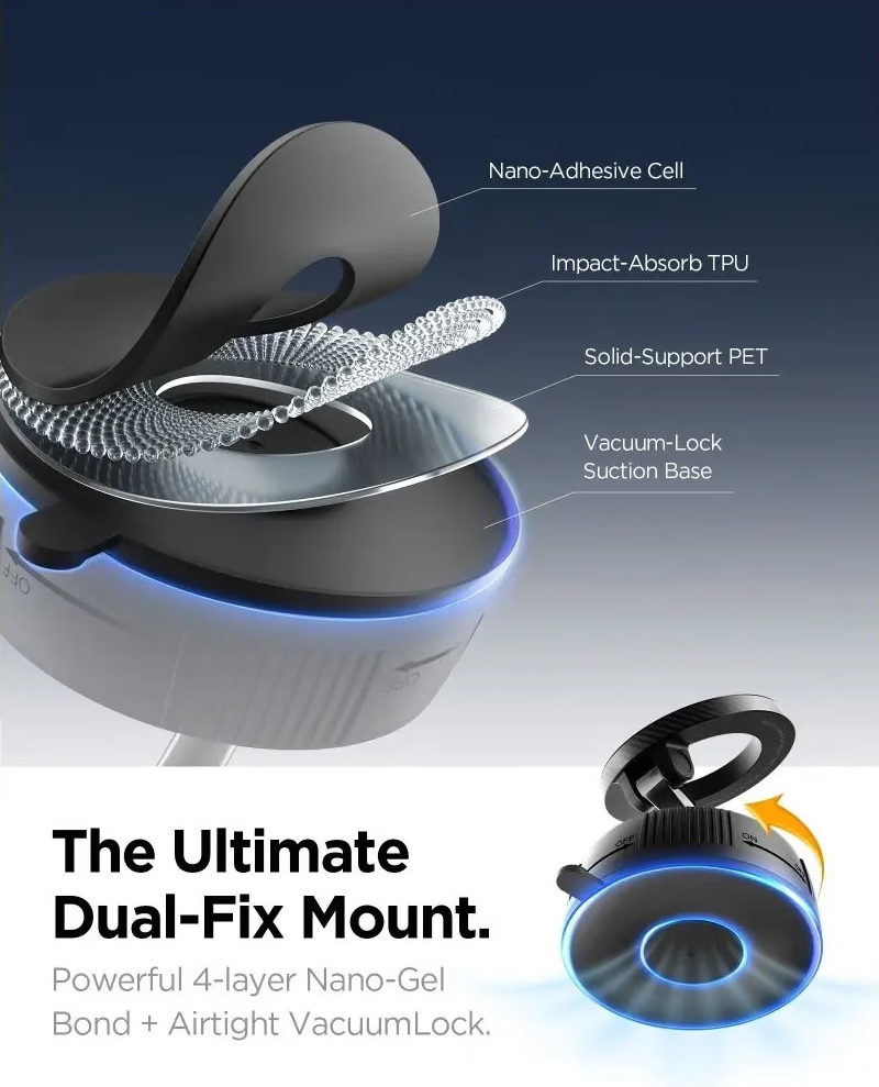 Spigen MFT36 Vacuumlock Magnetic MagSafe Dashboard Car Mount