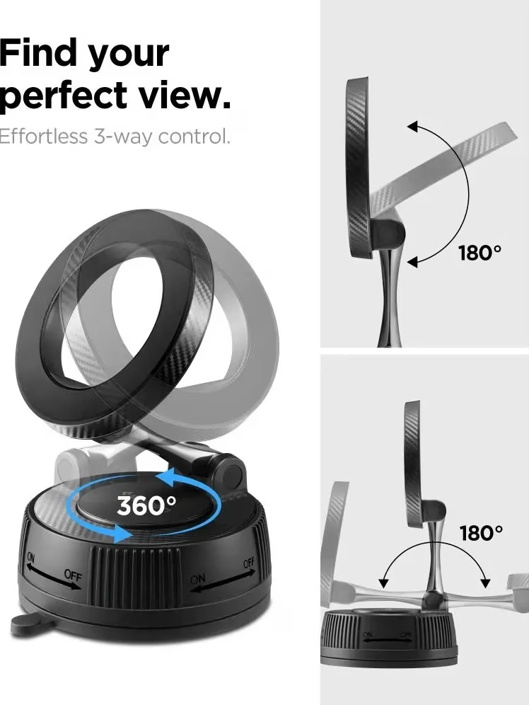 Spigen MFT36 Vacuumlock Magnetic MagSafe Dashboard Car Mount