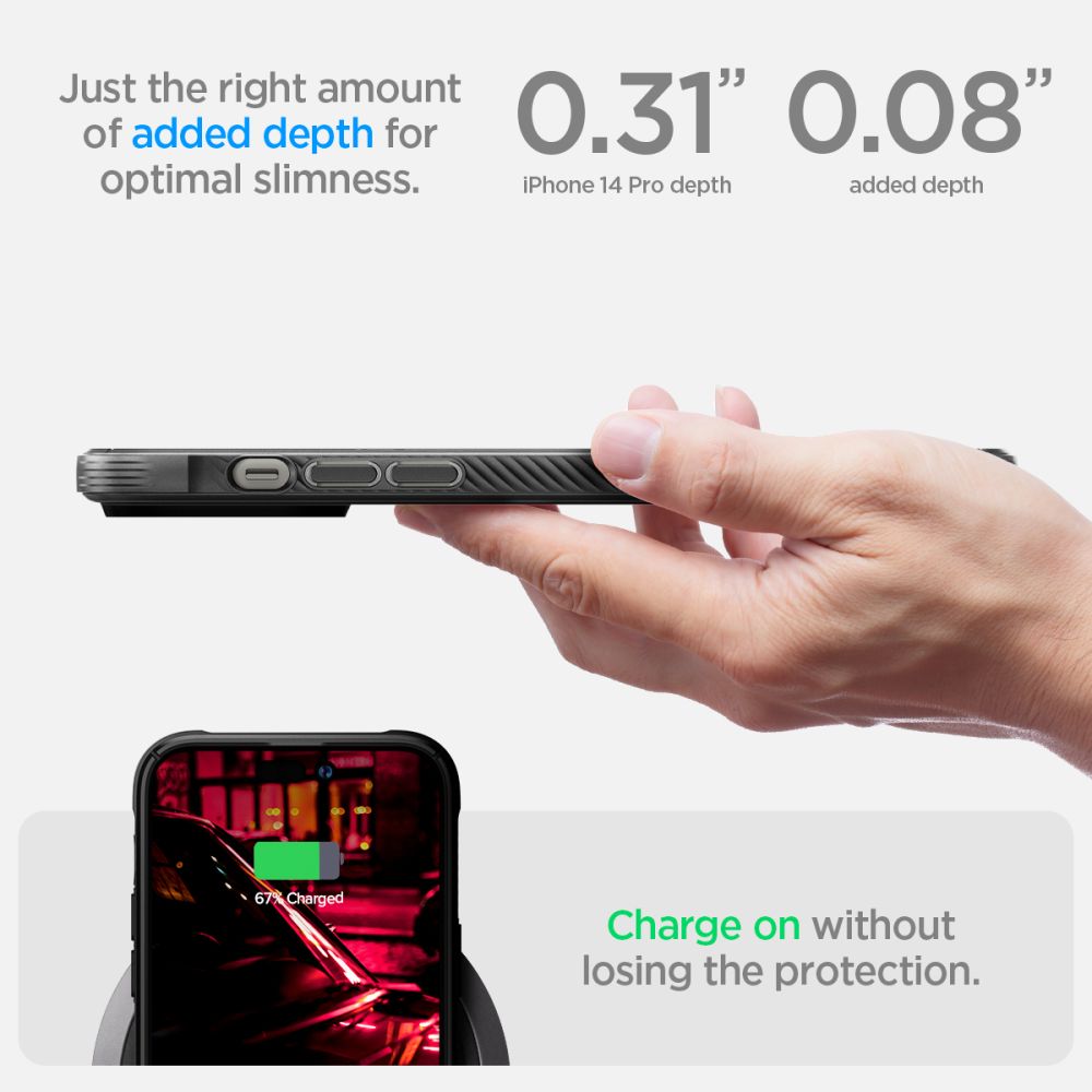 Spigen Rugged Armor Magsafe iPhone 14 Pro tok