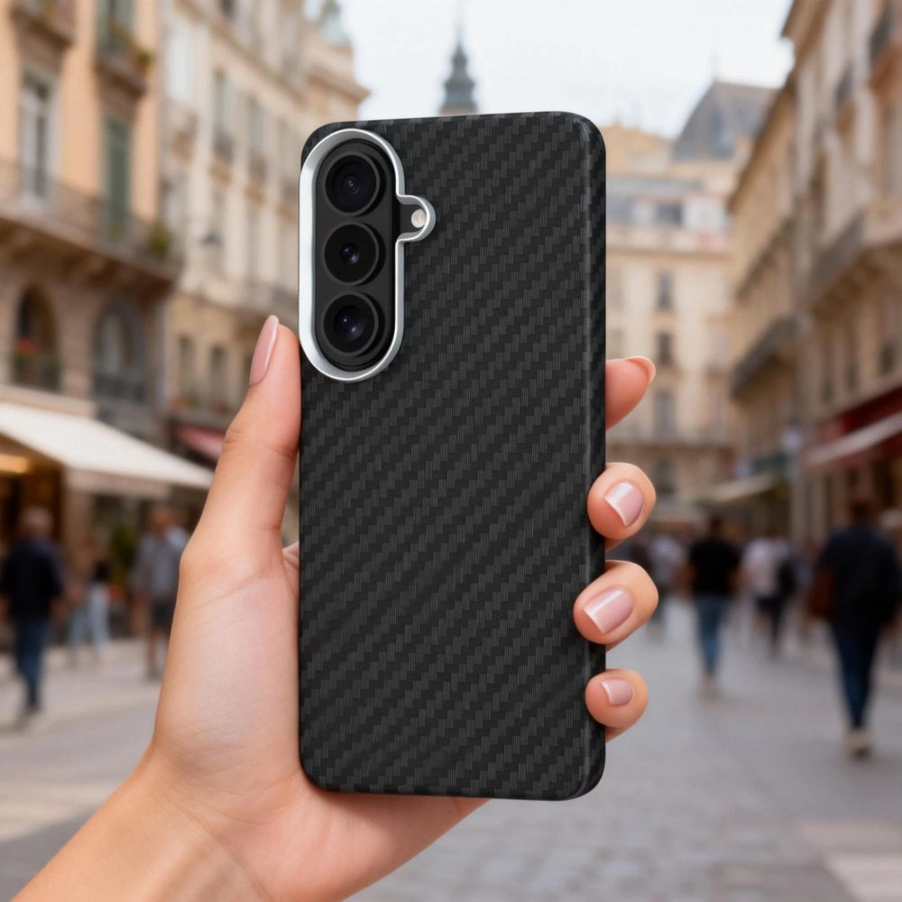 Tech-Protect Ion Carbon MagSafe Samsung Galaxy S26 case