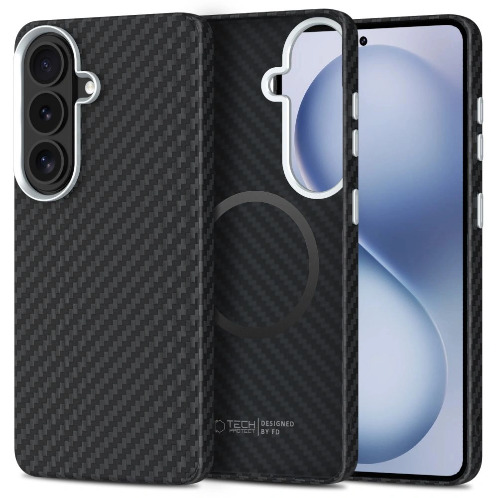 Tech-Protect Ion Carbon MagSafe Samsung Galaxy S26 case