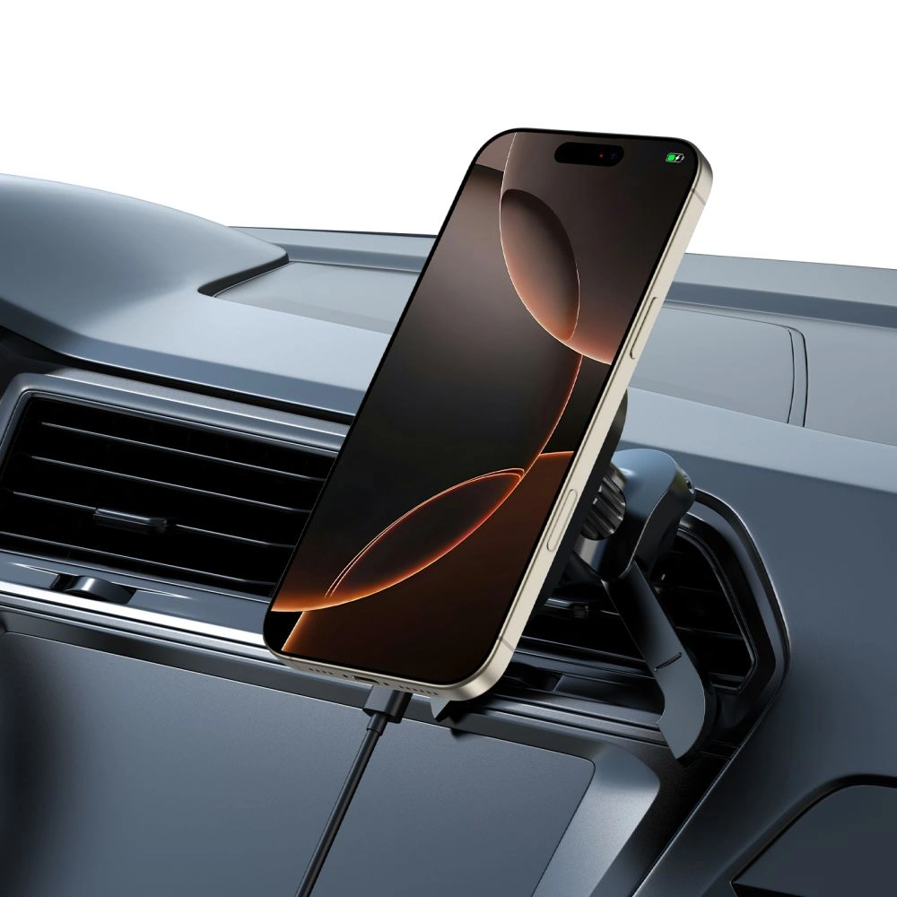 Tech-Protect MM15W-V5 Magnetic MagSafe Stable Vent Car Mount Wireless Charger 15W