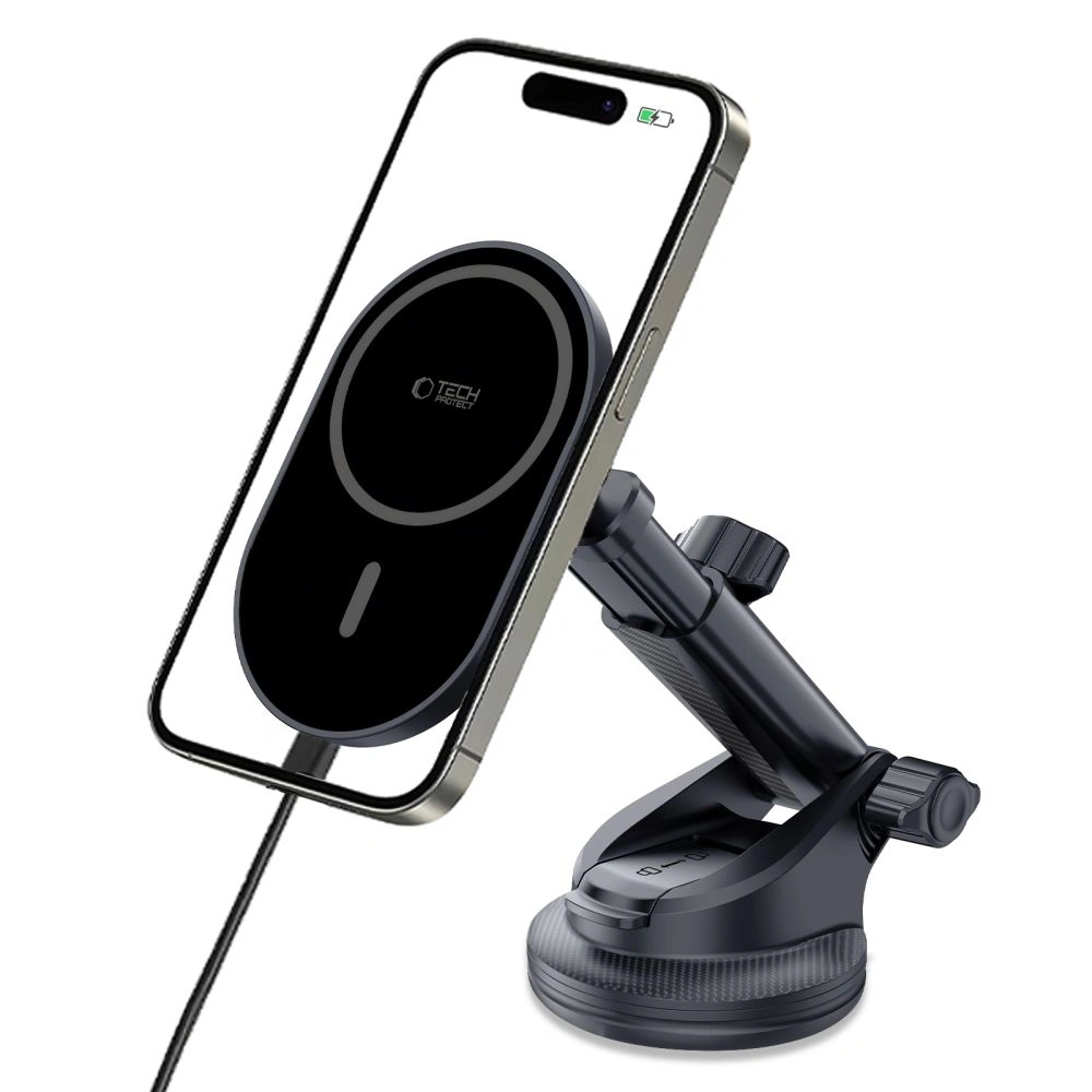 Tech-Protect MM15W-V6 Magnetic MagSafe 15W autós töltő