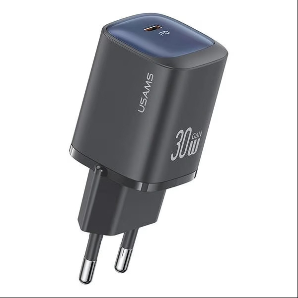 USAMS CC251 wall charger USB-C 30W GaN Fast Charging HC Series