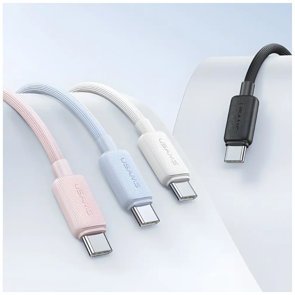 USAMS KY Series US-SJ691 60W USB-C/USB-C kábel (1m)