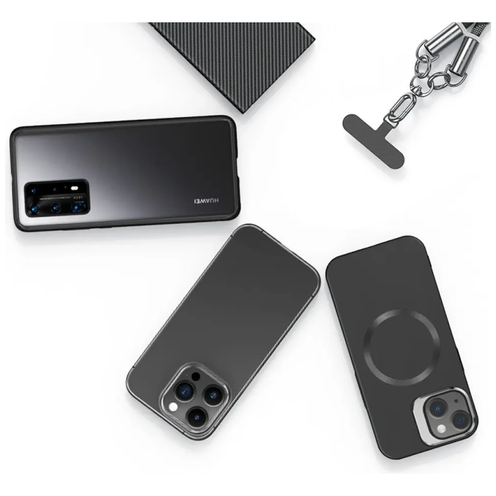 USAMS SJ745 telefontartó nyakpánt USB-C/USB-C töltőkábellel 60W 1.2m