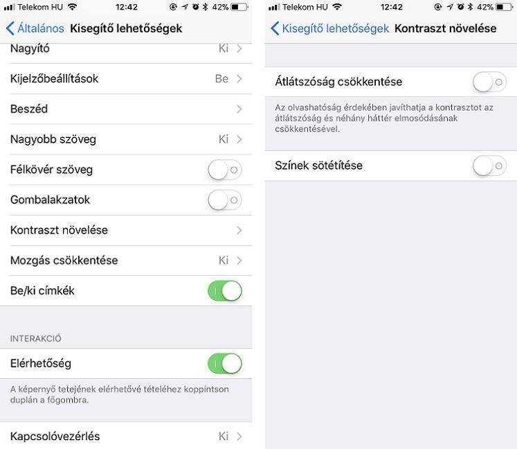 kisegéítő lehetőségek