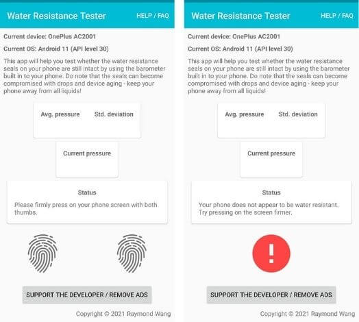 WaterResistanceTester