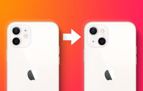 2 különböző kameraelrendezés iPhone-ok esetében