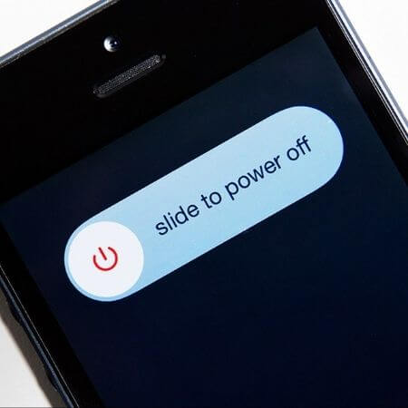 iPhone kikapcsolási képe