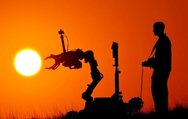 Robot a naplementében