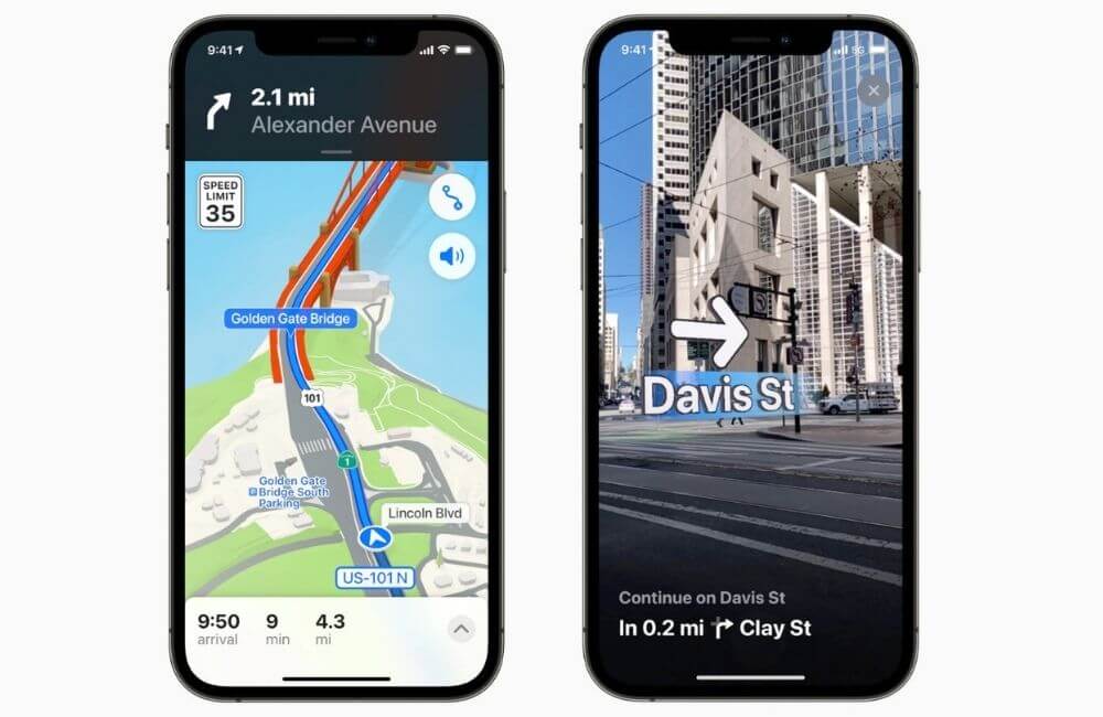 Térképek alkalmazás az iOS 15-ben