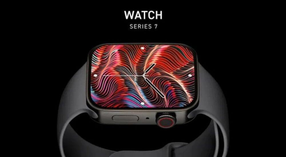 Apple Watch 7 kijelzője