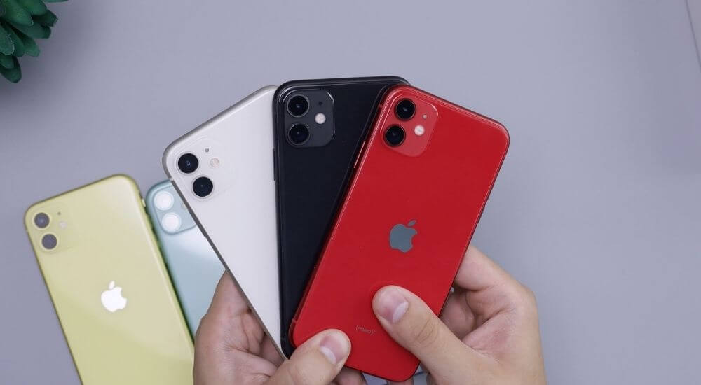 iPhone 11 több színben