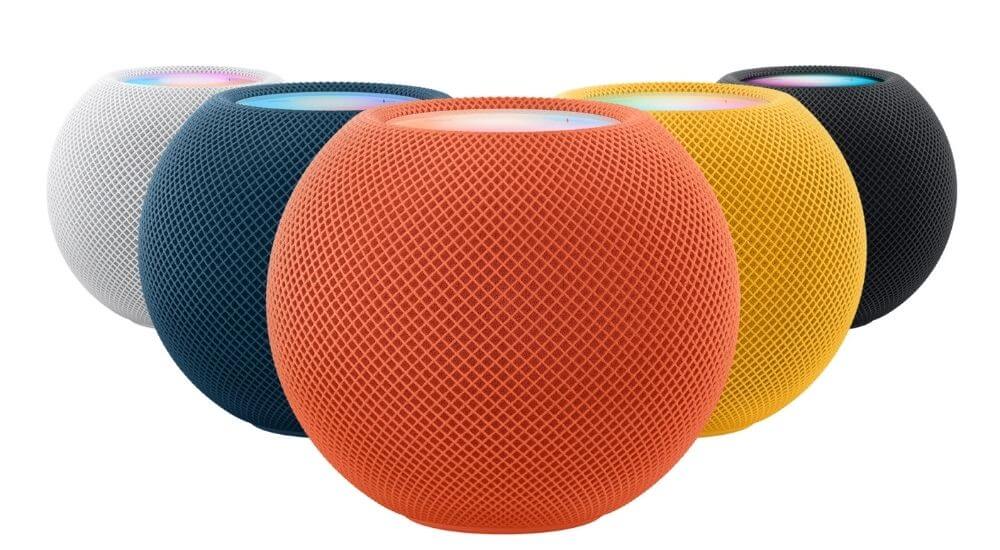 HomePod mini 5 színben