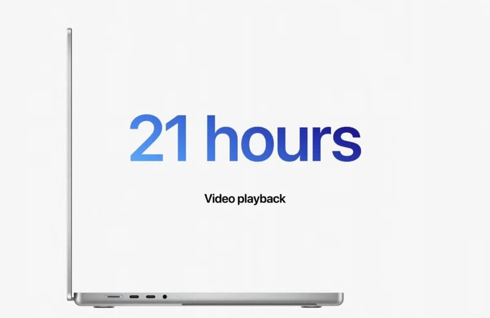 21 órát bír az új Macbook Pro akkuja