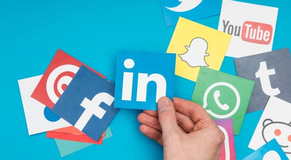 Social Media felületek logói