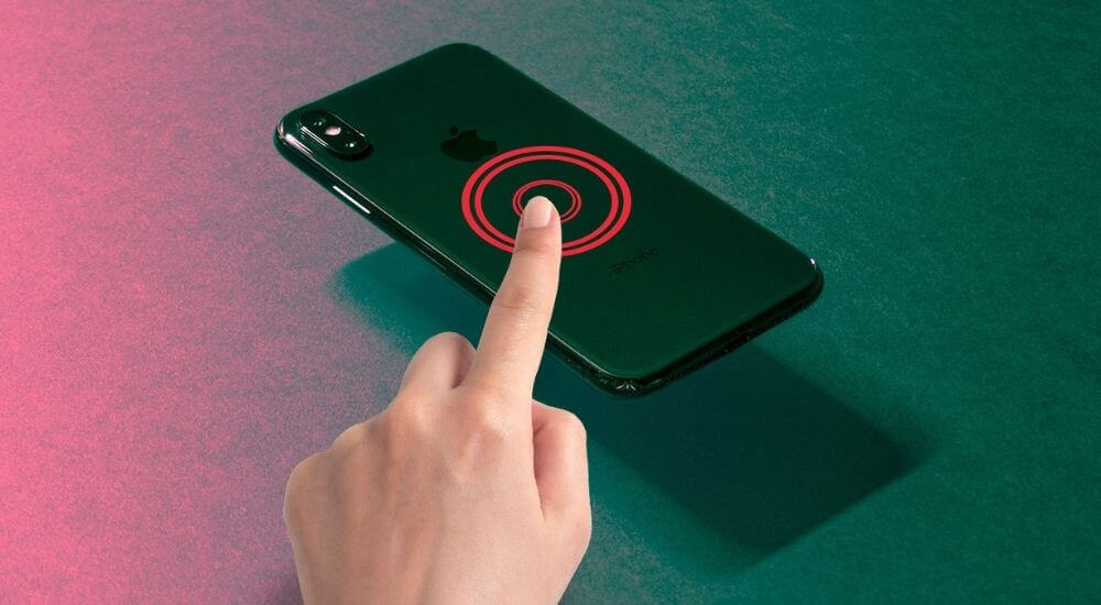 Koppintás hátul funkció az iPhone-on