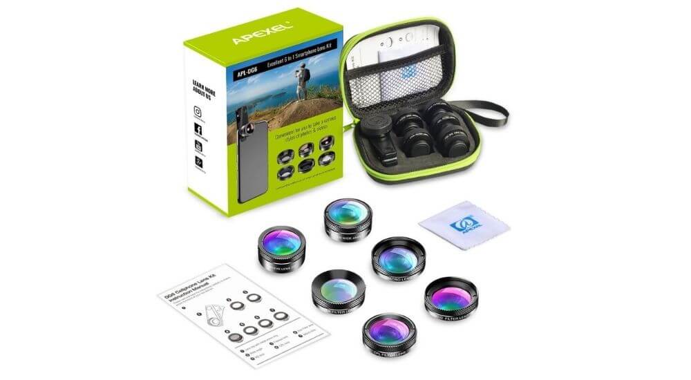 Apexel objektívkészlet