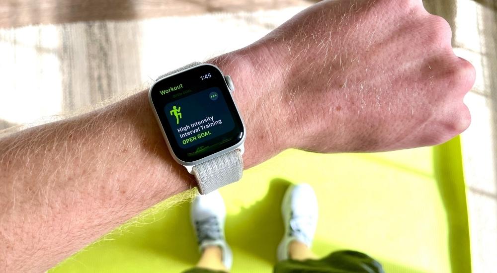 Fitnesz tevékenység közben