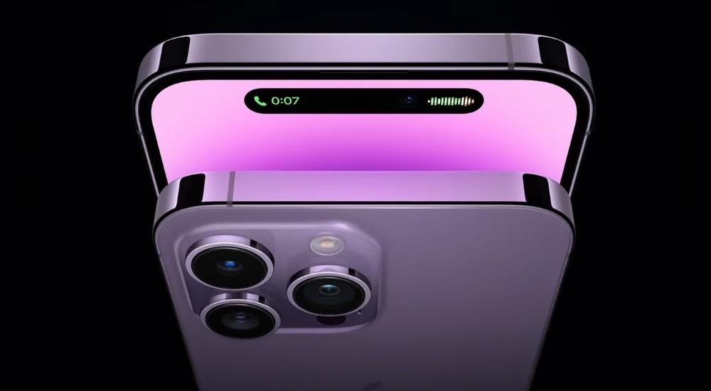 Dynamic Island funkció az iPhone 14-ben